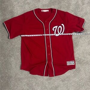 Majestic Red Standard Nationals Jersey